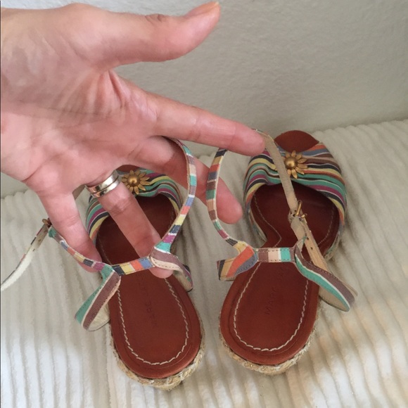 Marc Jacobs multicolor stripes wedges - Picture 5 of 15